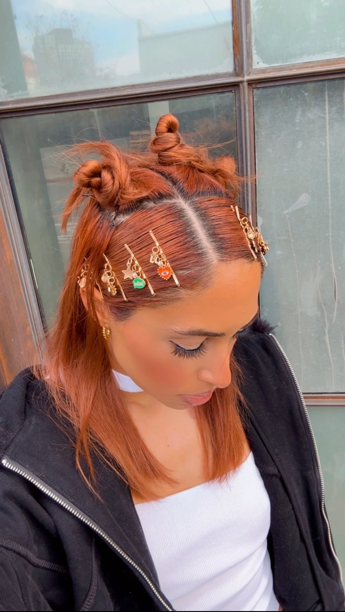 GOLDEN HAMSA HAIR ACCESSORIES